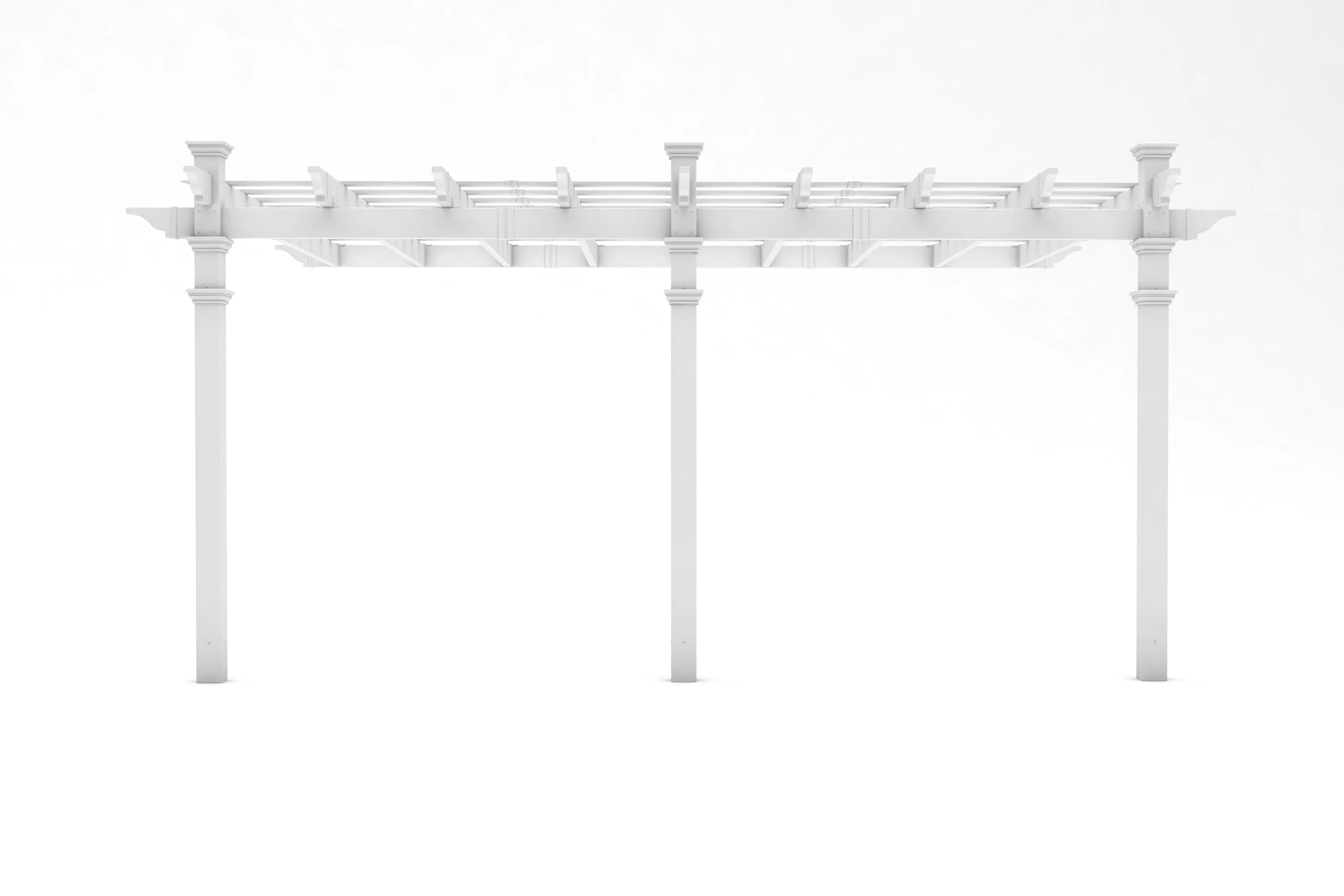 12x16 Valencia Attached Pergola - Image 3