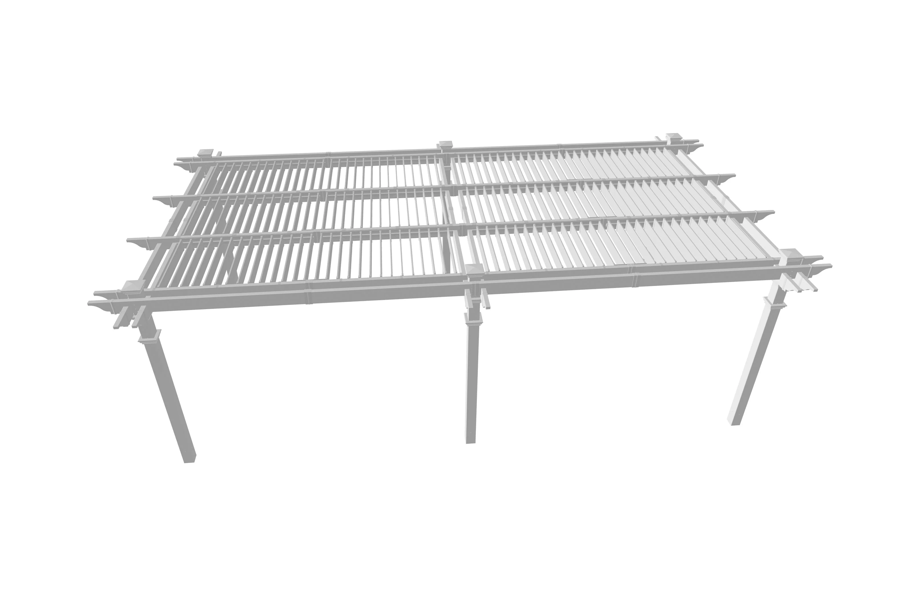 12x24 Bristol Grande Louvered Pergola - Image 9