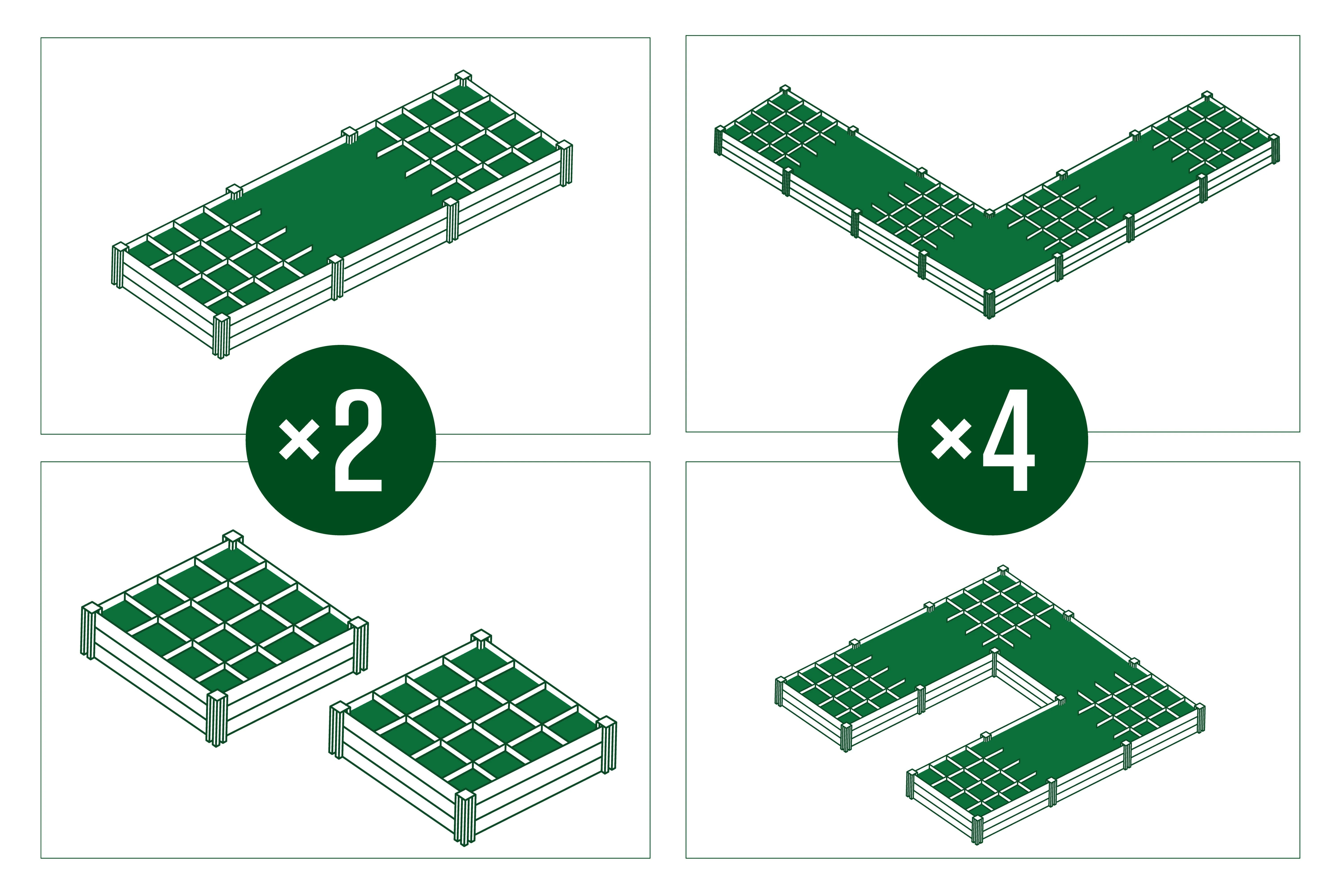 CLASSIC 4x4x11 Garden Bed with GroGrid - Image 6