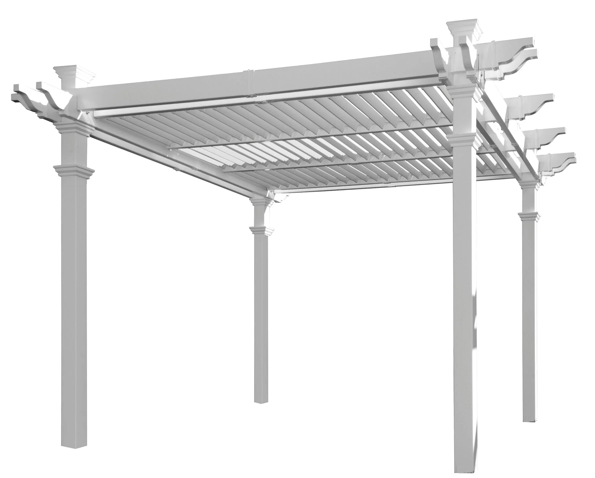 10x10 Avalon Louvered Pergola - Image 11