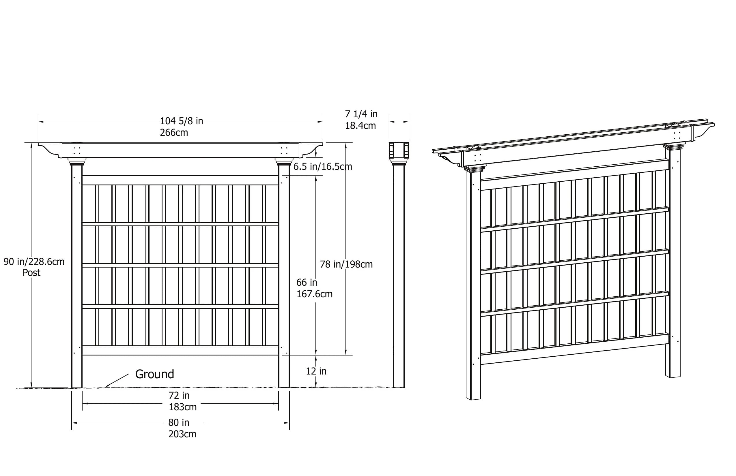 Camden Privacy Screen - Image 7