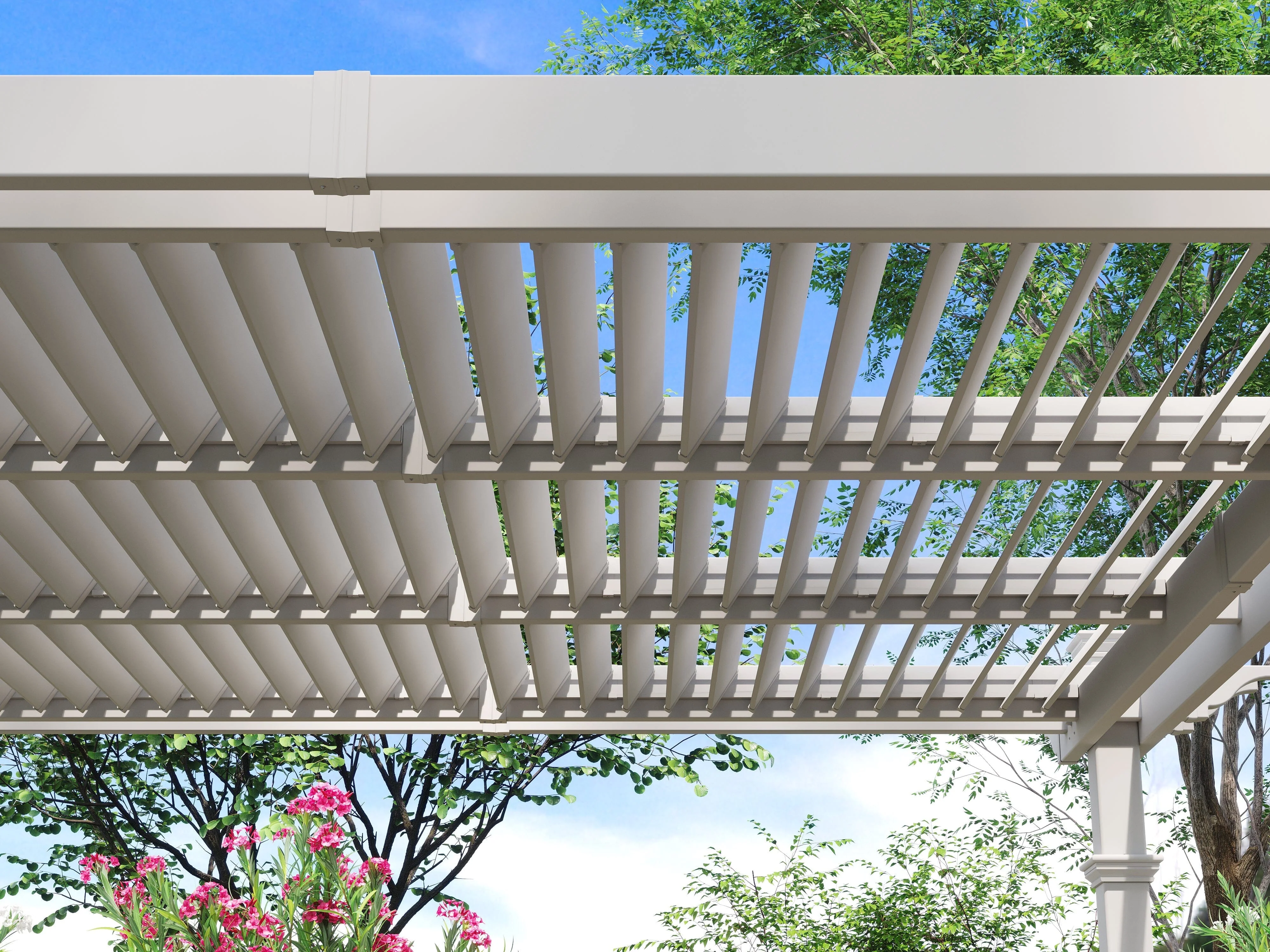 12x12 Camelot Louvered Pergola - Image 4
