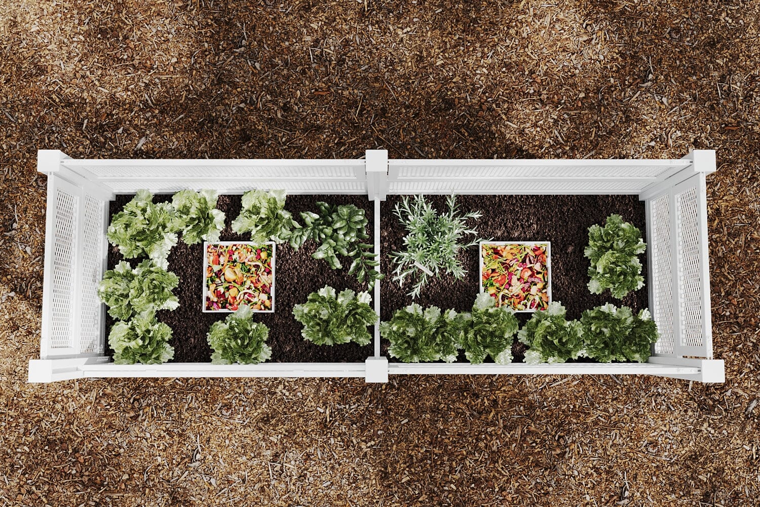 CLASSIC 33" x 97" Keyhole Composting Garden with Fencing - Image 4
