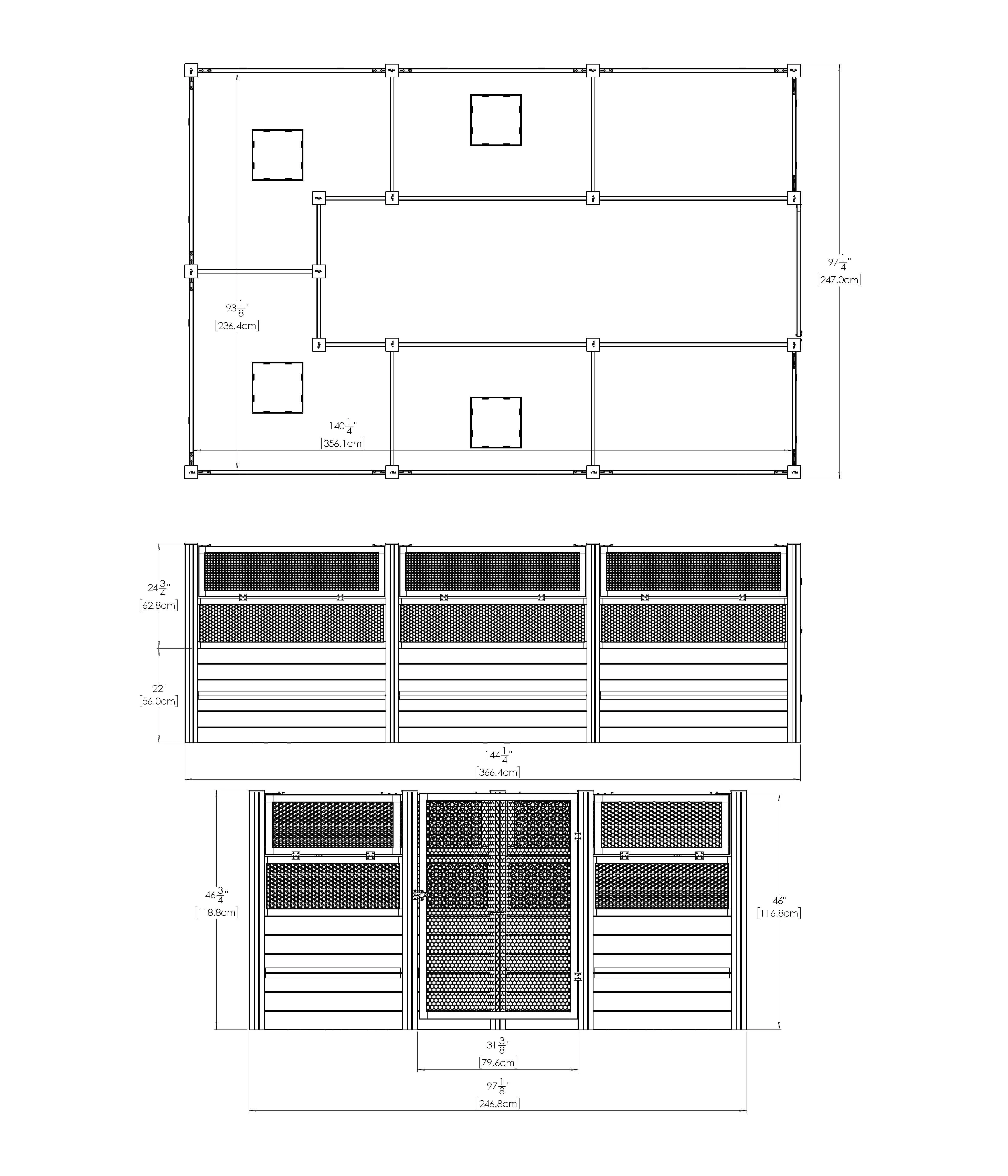 CLASSIC 8x12 Keyhole Composting Garden - Image 15