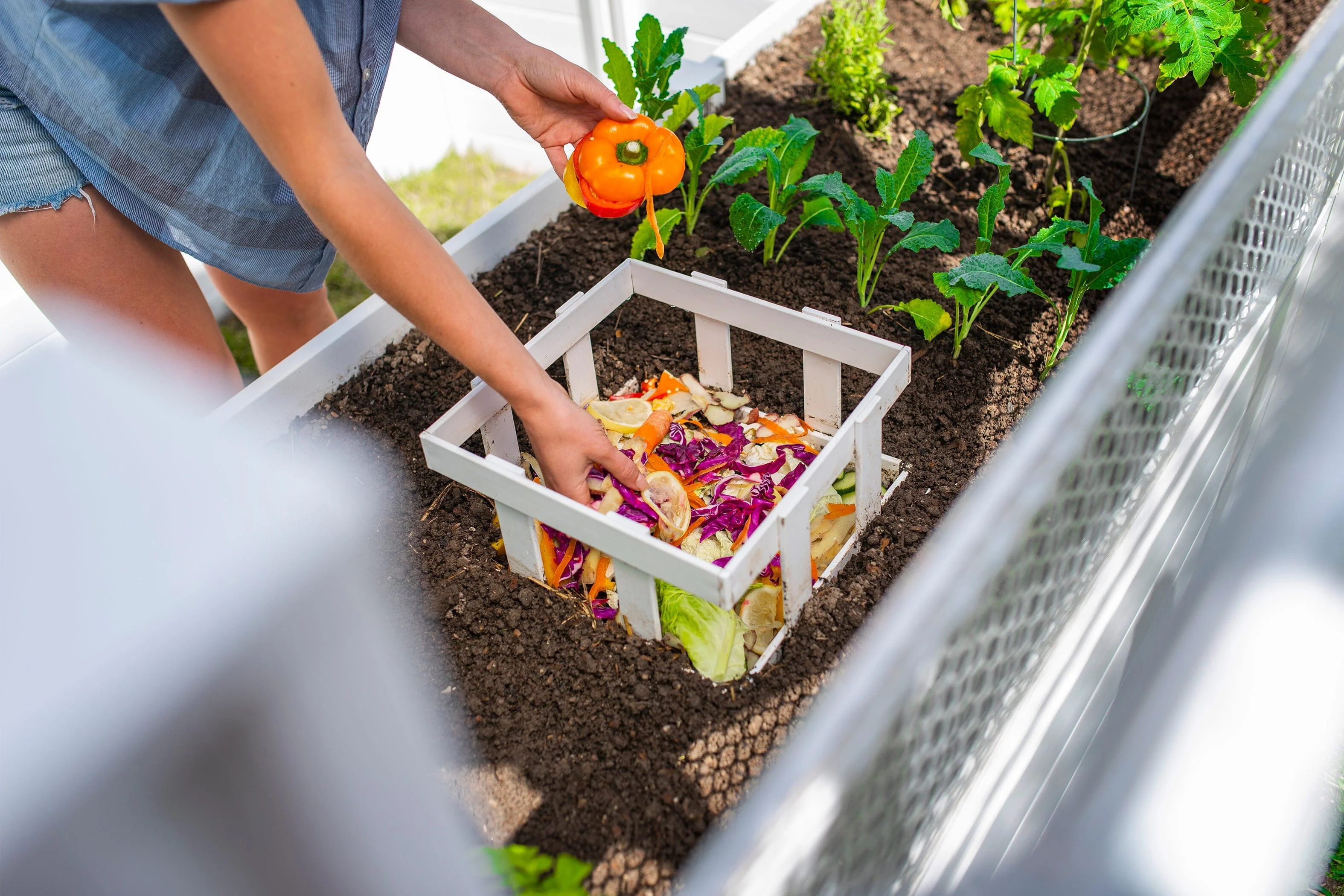 CLASSIC 8x12 Keyhole Composting Garden - Image 6
