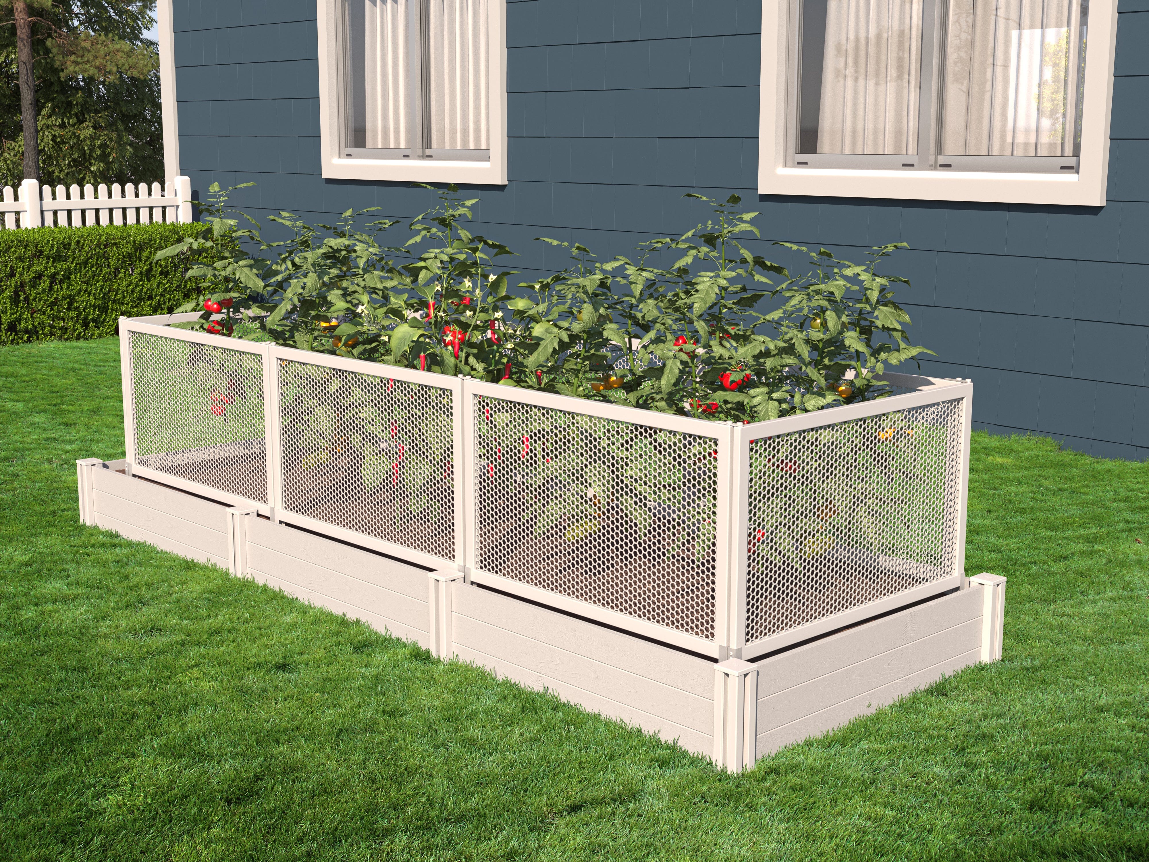 Classic Garden Fence Panel (Set of 4) - Image 3
