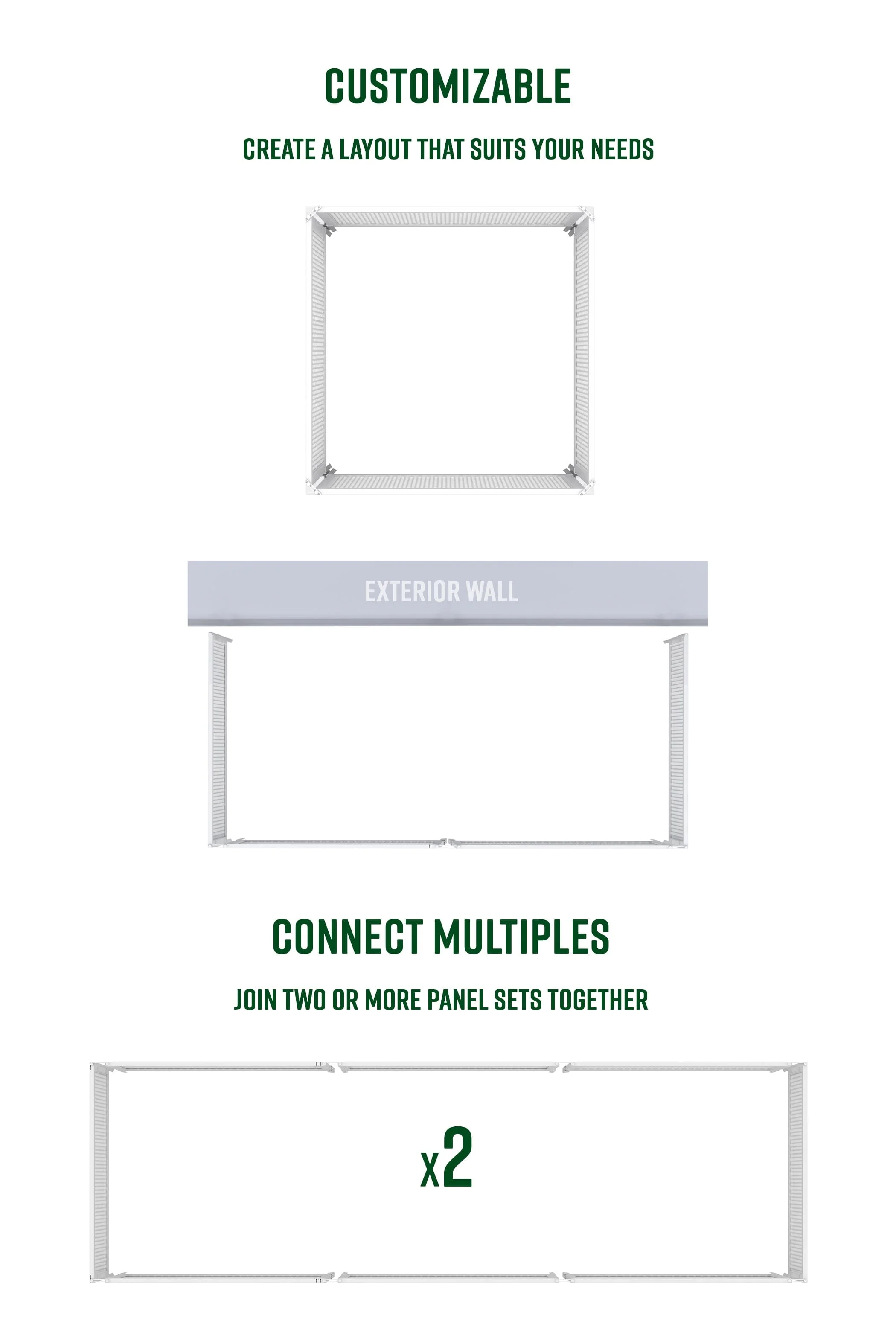Classic Garden Fence Panel (Set of 4) - Image 7