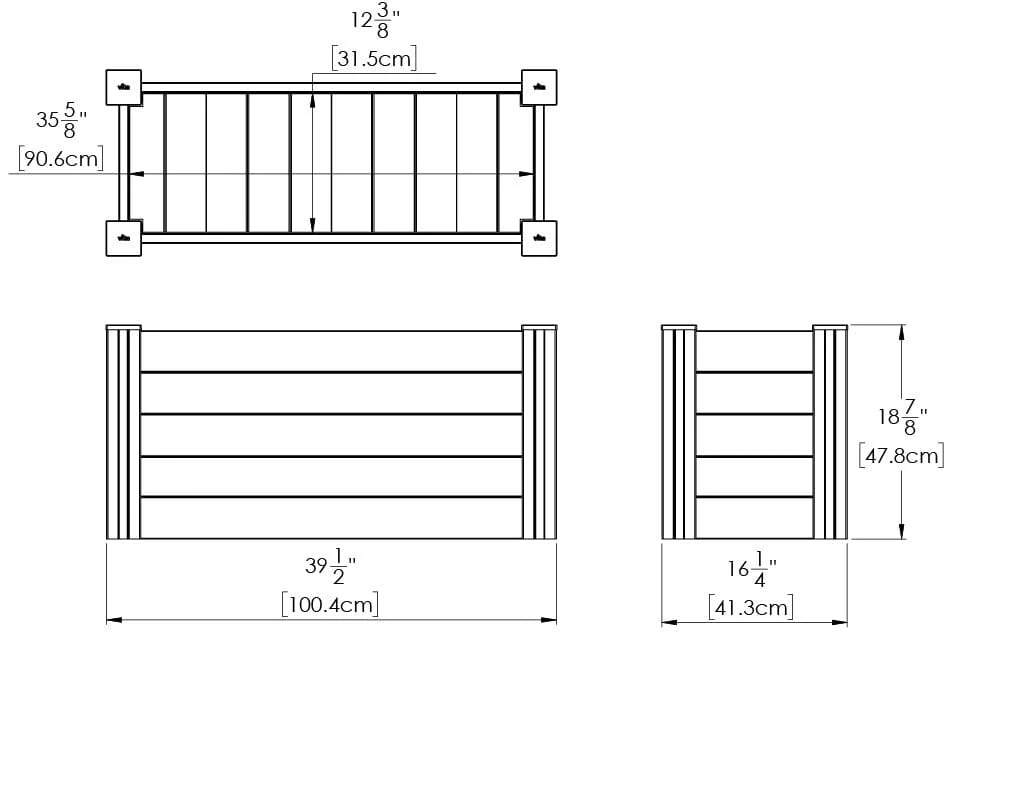 CLASSIC Small Parklette Planter - Image 10