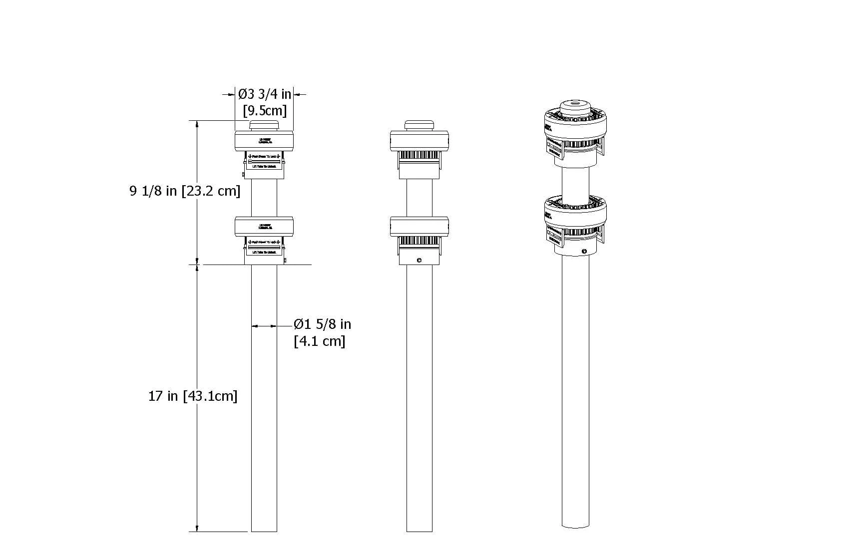 4x4 Arbor Post Mount Kit (4-Pack) - Image 3