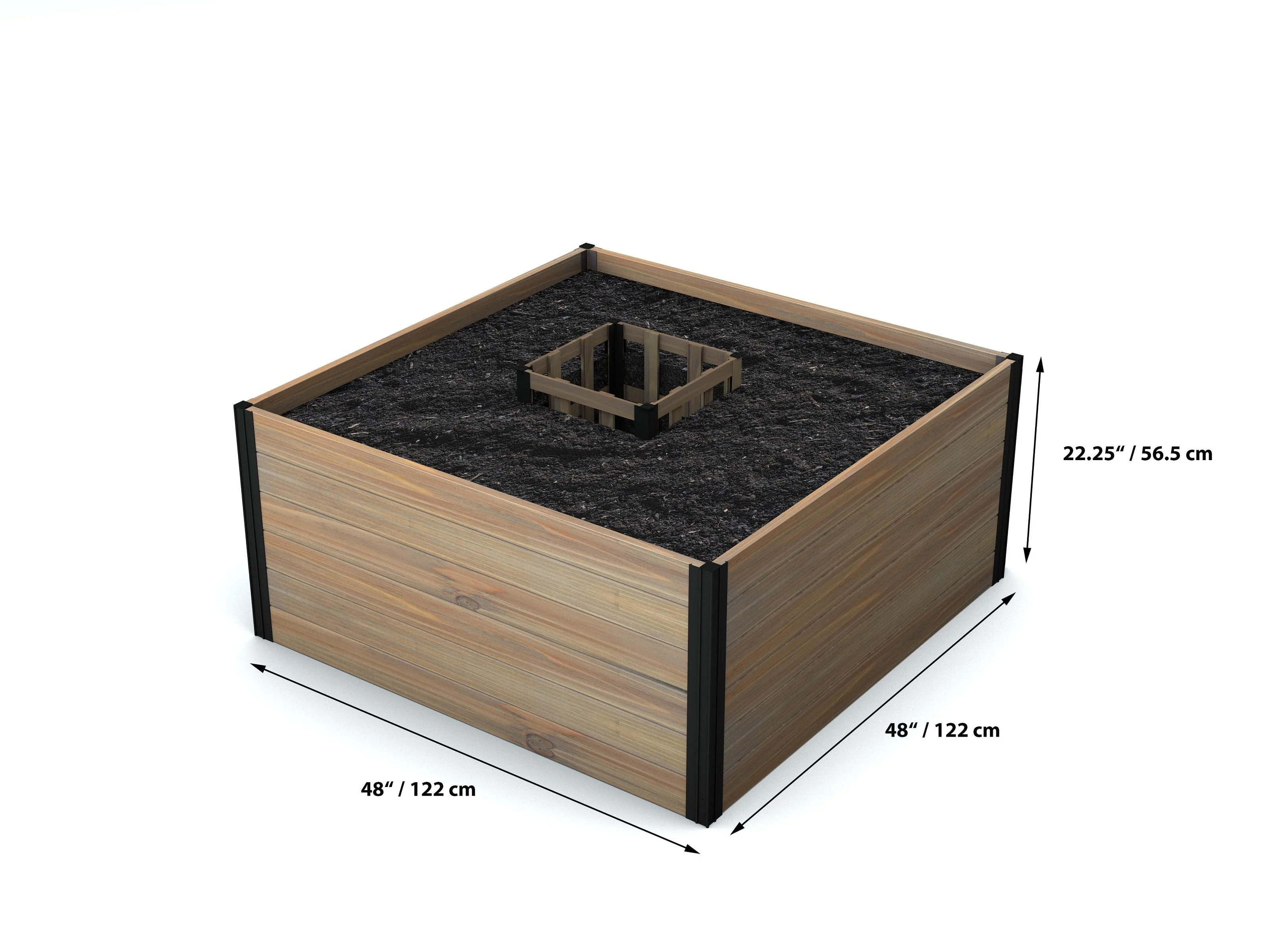 MEZZA 4x4 Keyhole Composting Garden - Image 16