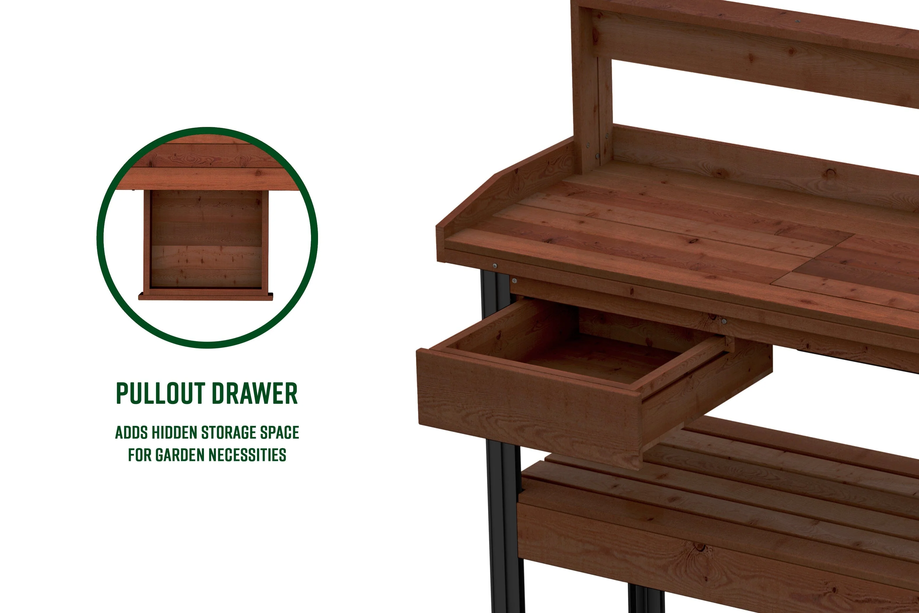 Cedar Potting Bench - Image 9