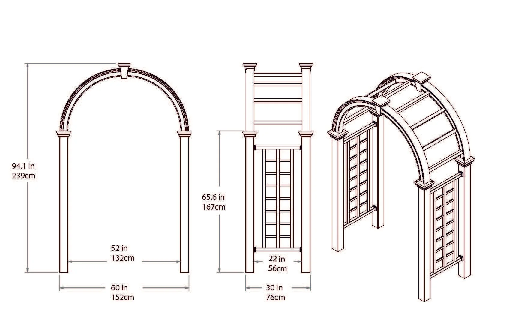 Nantucket Deluxe Arbor - Image 4