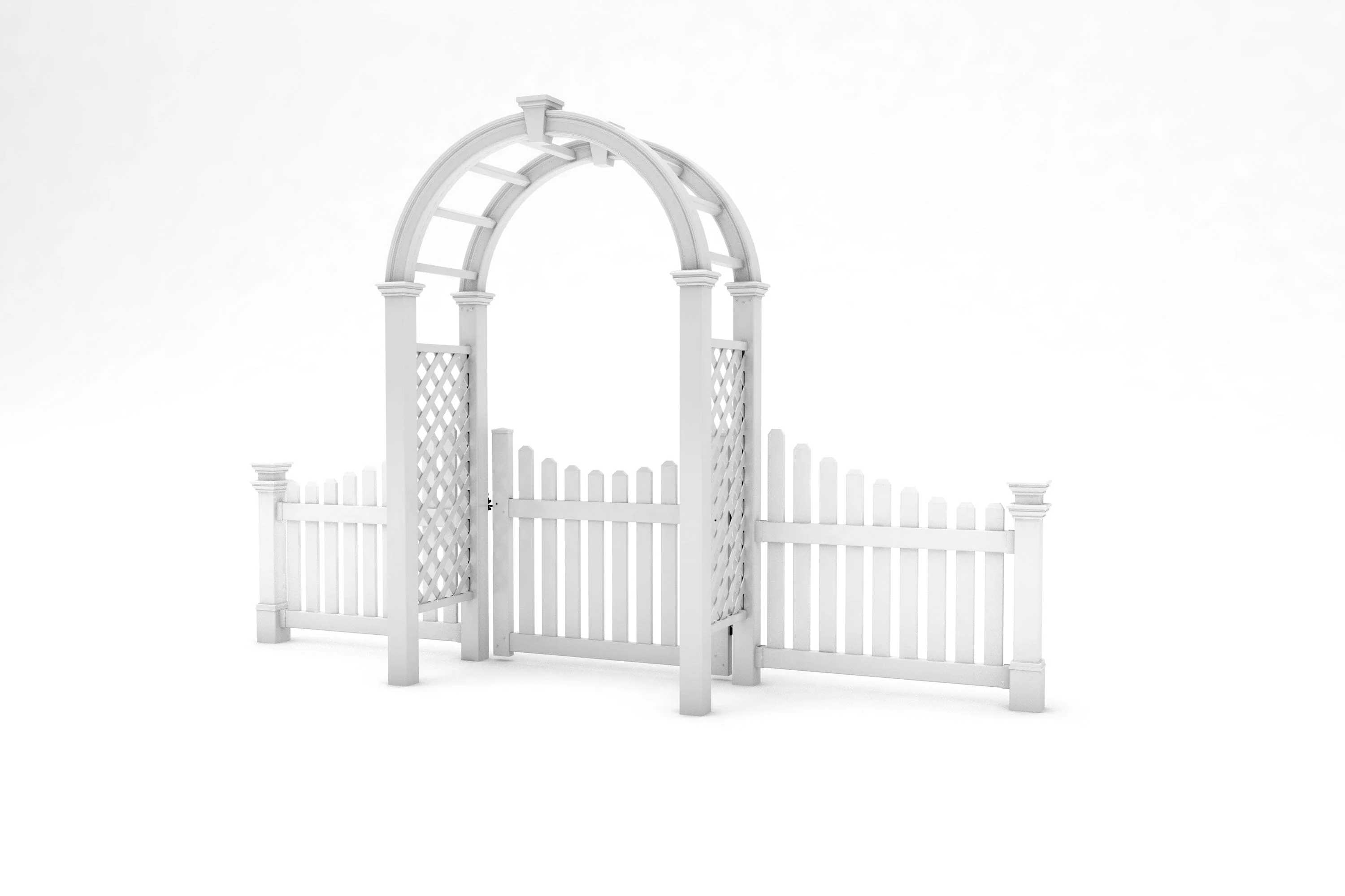 Nantucket Legacy Arbor with Gate - Image 5