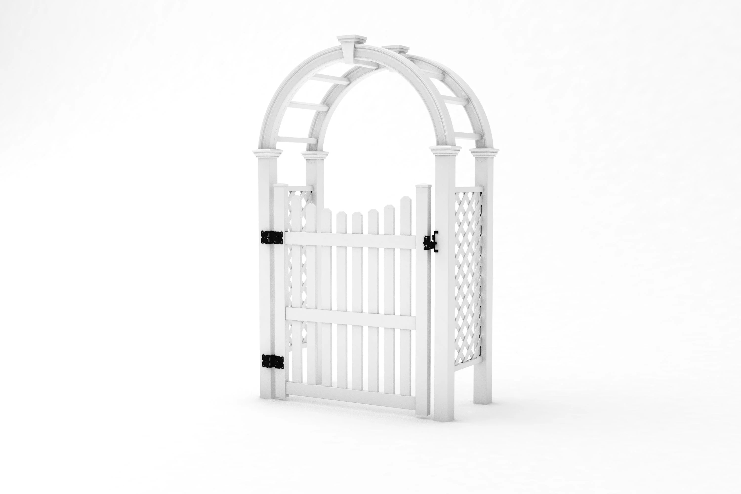 Nantucket Legacy Arbor with Gate - Image 7