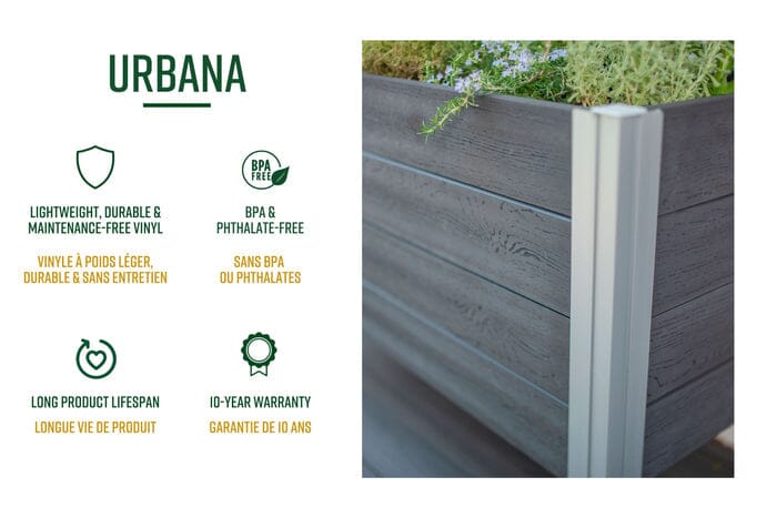 URBANA 2 ft x 2 ft Cube Planter, 2 Pack - Image 6