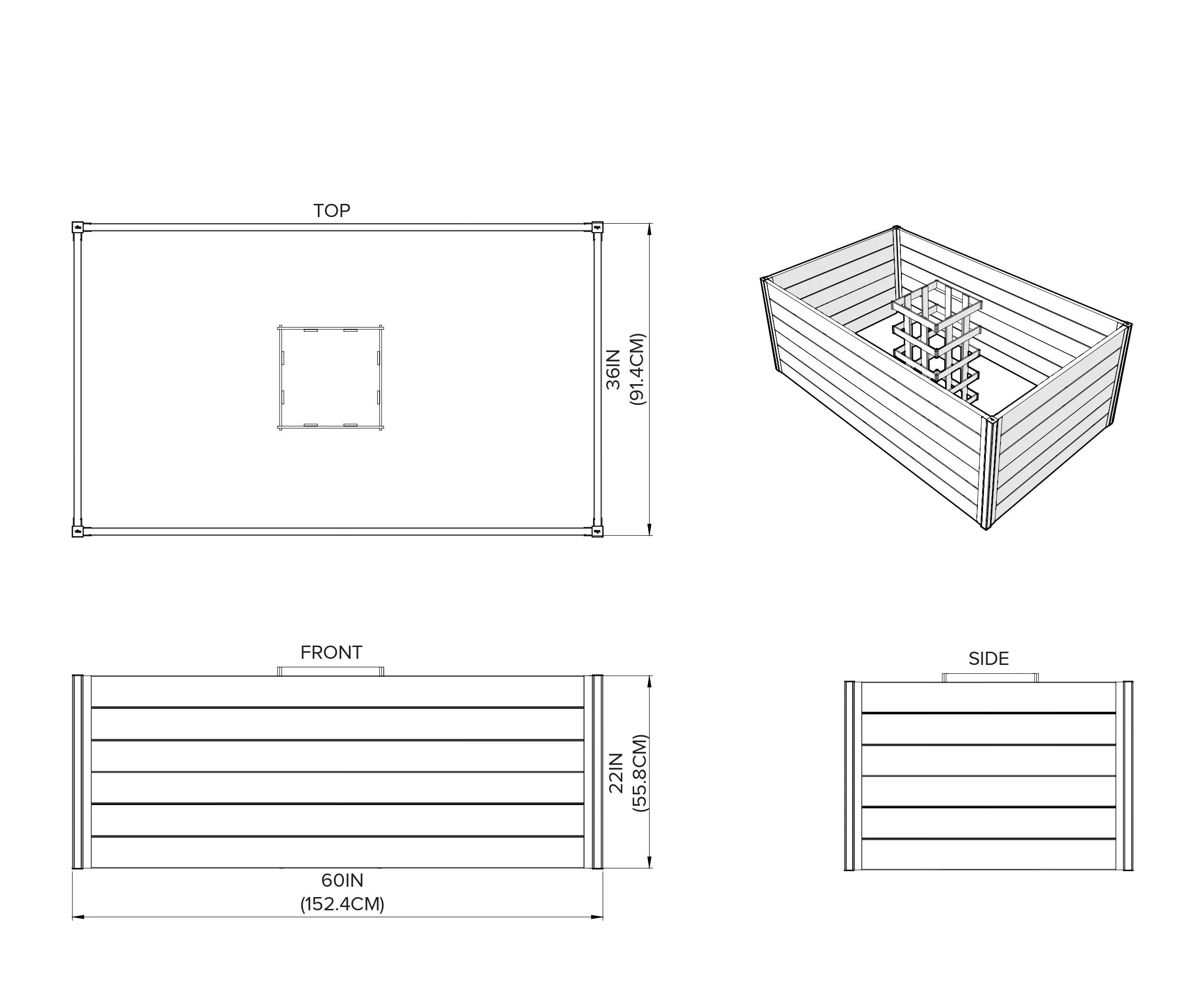 URBANA 3x5 Keyhole Composting Garden - Image 7